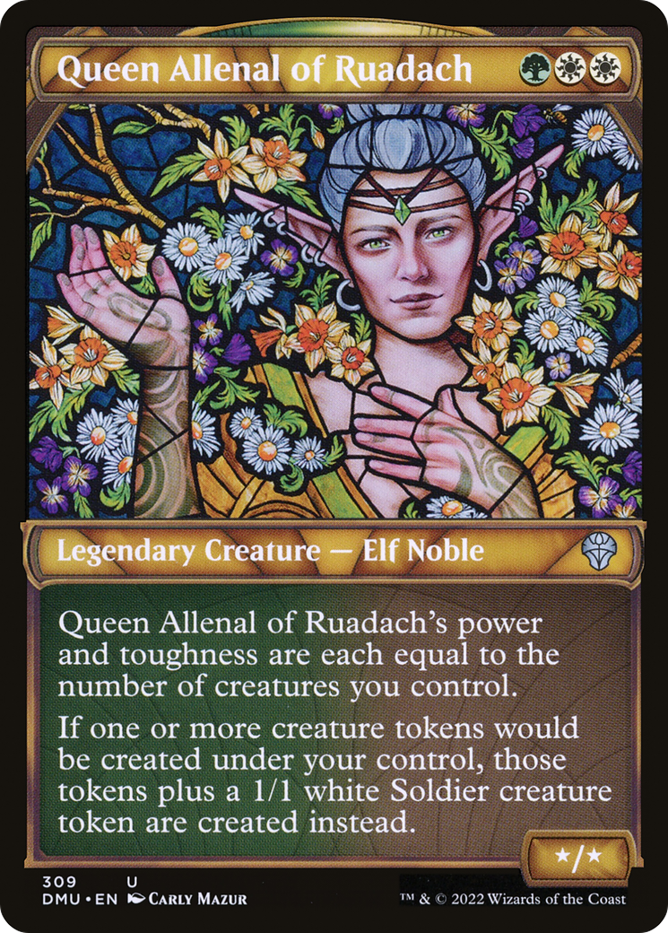 Queen Allenal of Ruadach (DMU-309) - : (Showcase) Foil