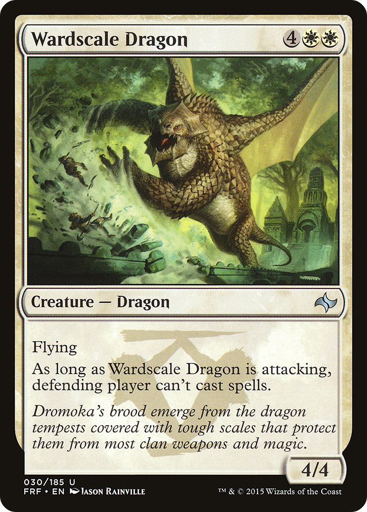 Wardscale Dragon (FRF-030) -  Foil