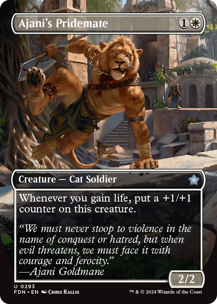 Ajani's Pridemate (FDN-293) -  (Borderless)