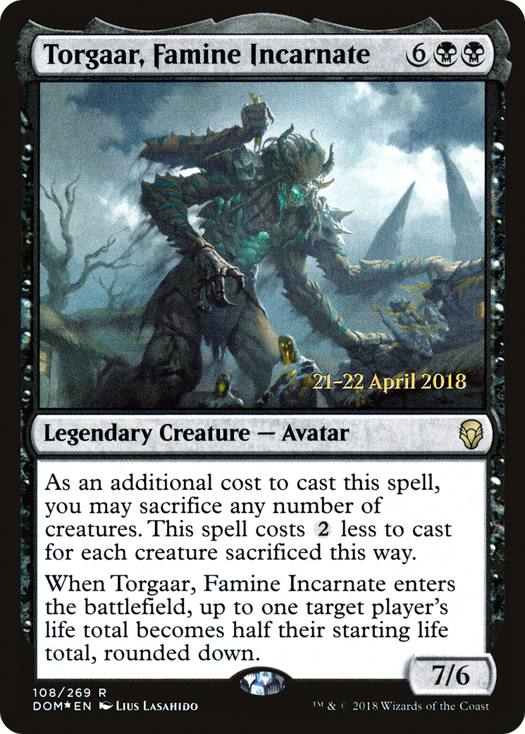 Torgaar, Famine Incarnate (PRE-108S) -  Foil