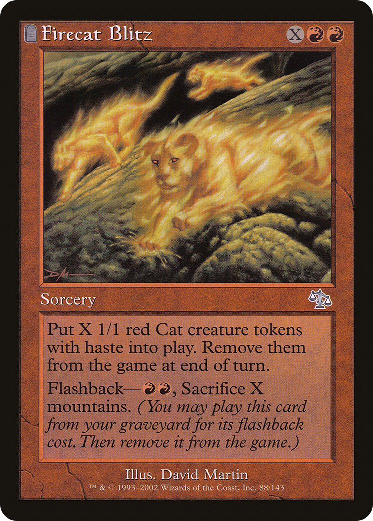 Firecat Blitz (JUD-088) - : (tombstone) Foil