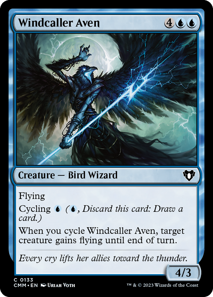 Windcaller Aven (CMM-133) -  Foil