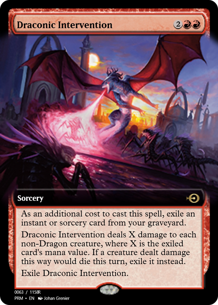 Draconic Intervention (PRM-90098) -  Foil