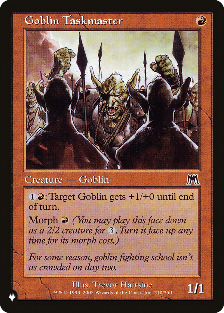 Goblin Taskmaster (LIST-ONS-210) -