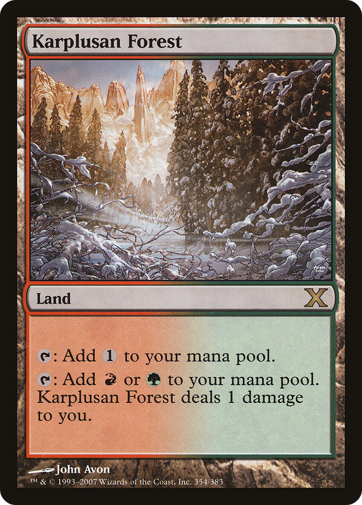 Karplusan Forest (10E-354) -  Foil