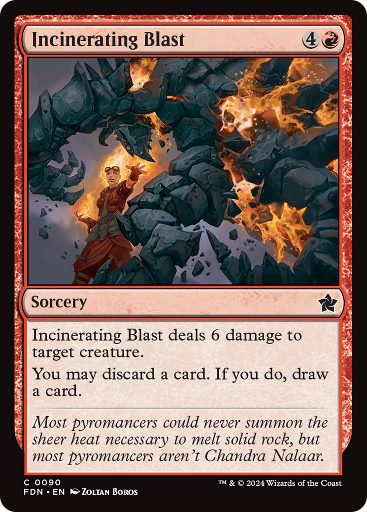 Incinerating Blast (FDN-090) -