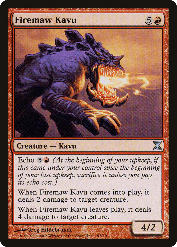 Firemaw Kavu (TSP-153) -  Foil