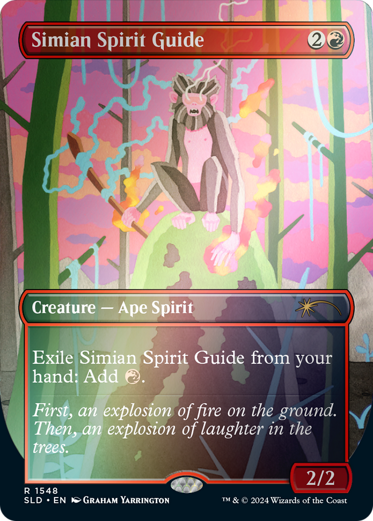 Simian Spirit Guide (SLD-1548★) -  (Borderless) Foil