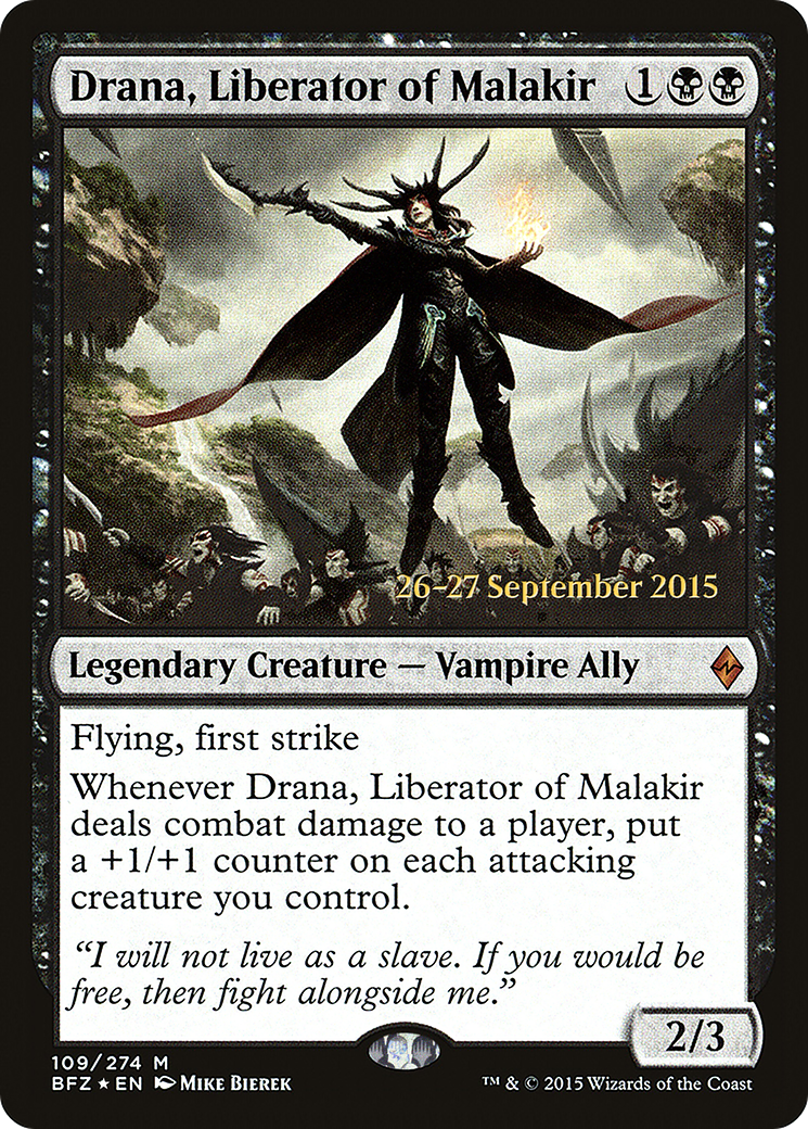 Drana, Liberator of Malakir (PRE-109S) -  Foil