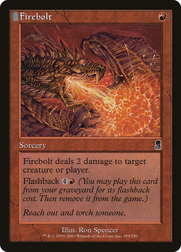 Firebolt (ODY-193) - : (tombstone) Foil