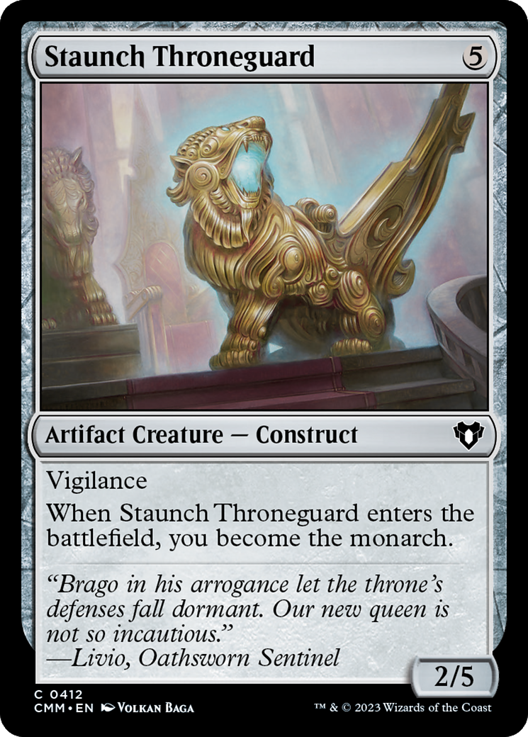 Staunch Throneguard (CMM-412) -  Foil