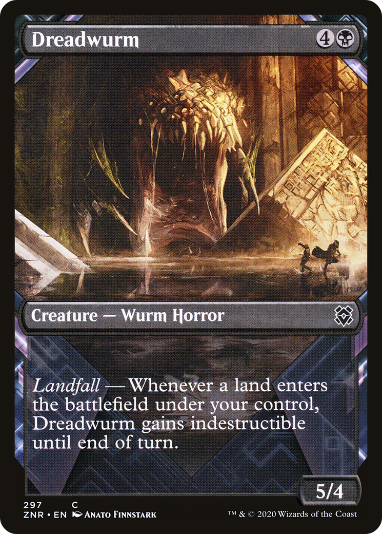 Dreadwurm (ZNR-297) - : (Showcase) Foil