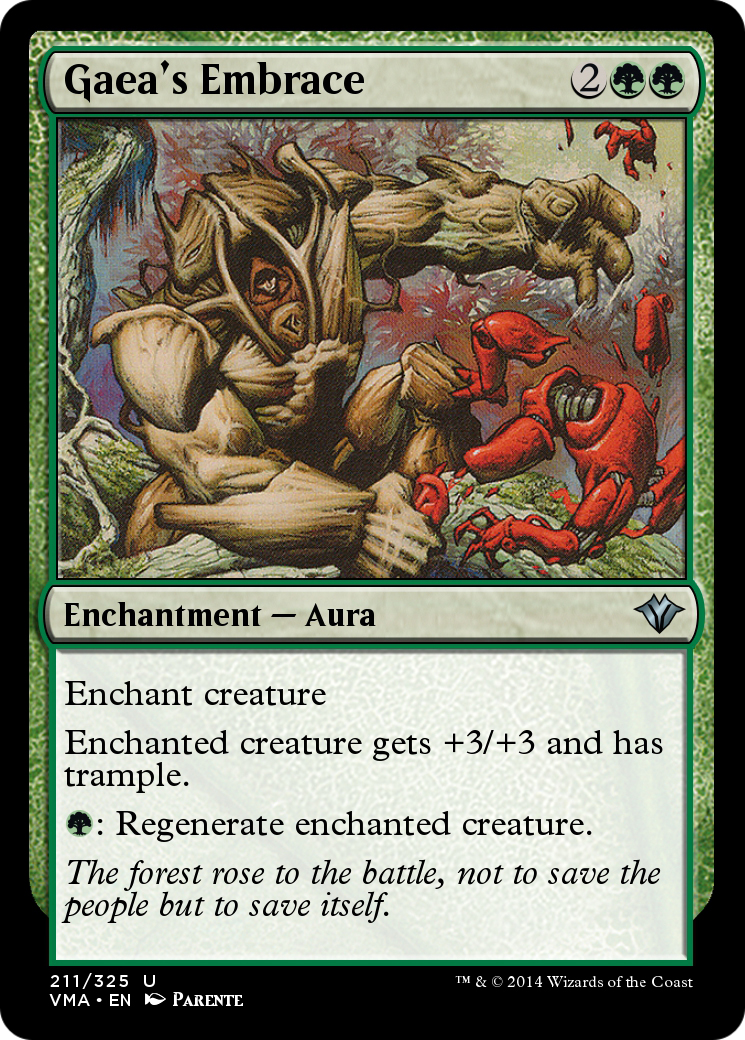 Gaea's Embrace (VMA-211) -  Foil