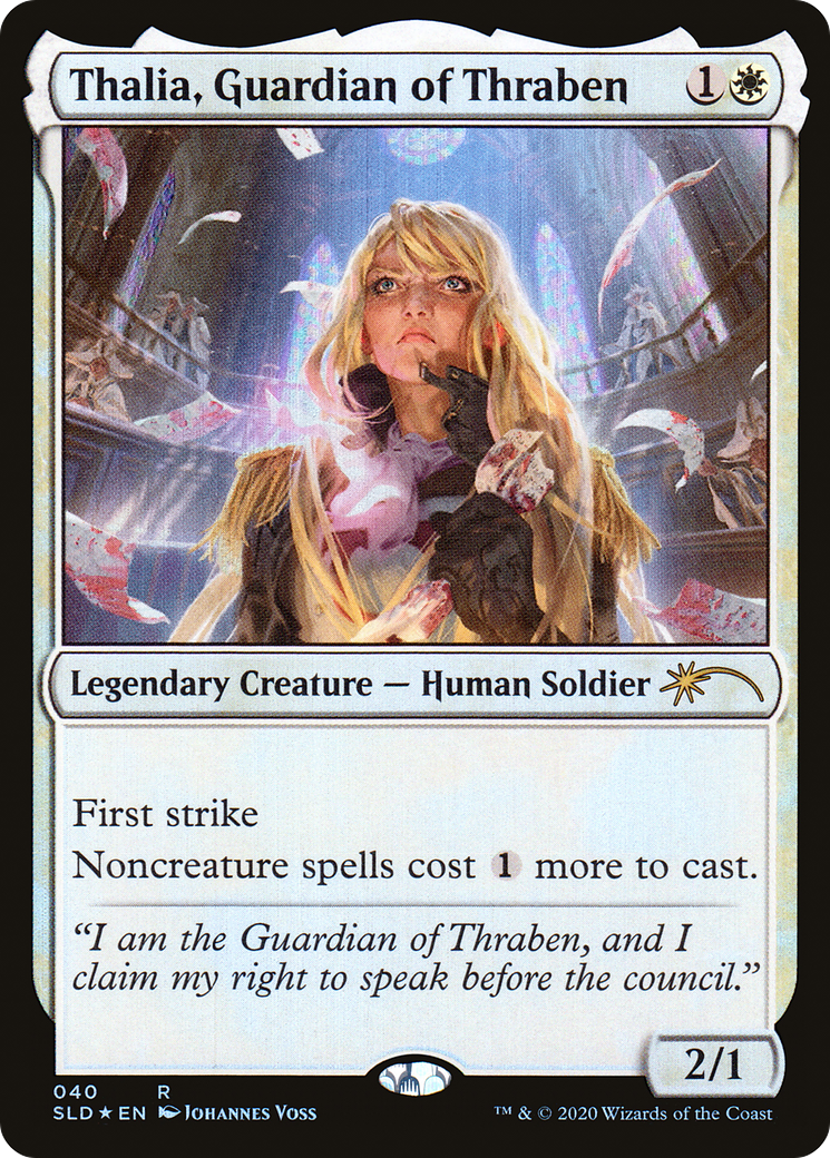 Thalia, Guardian of Thraben (SLD-040) -  Foil