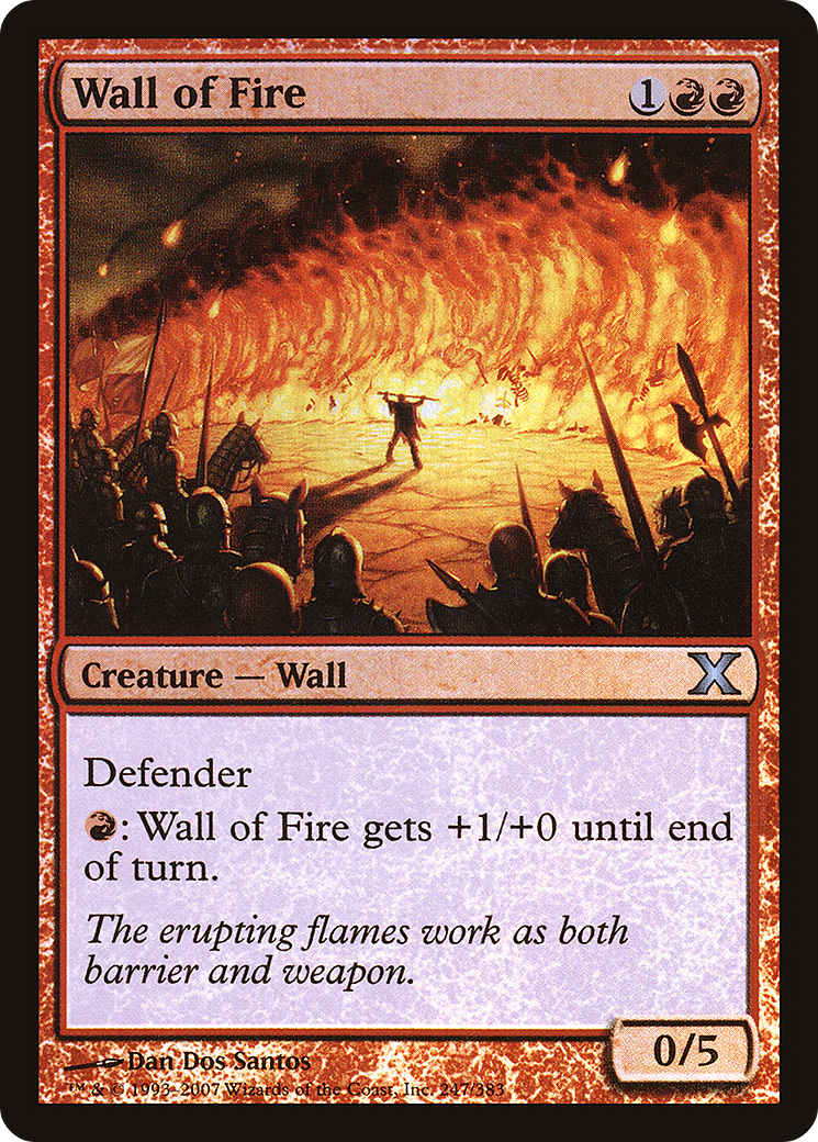 Wall of Fire (10E-247★) -  Foil