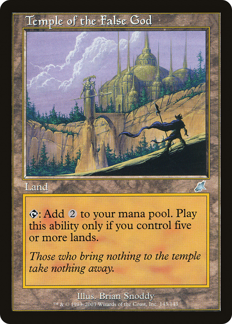 Temple of the False God (SCG-143) -  Foil