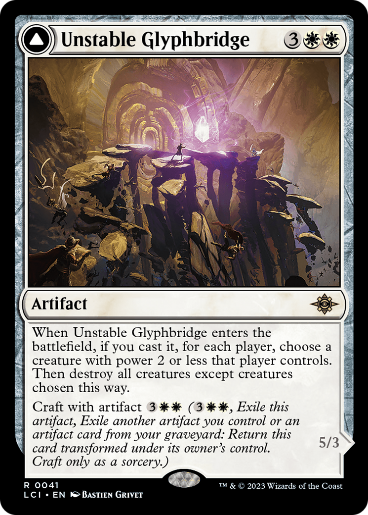 Unstable Glyphbridge // Sandswirl Wanderglyph (LCI-041) -