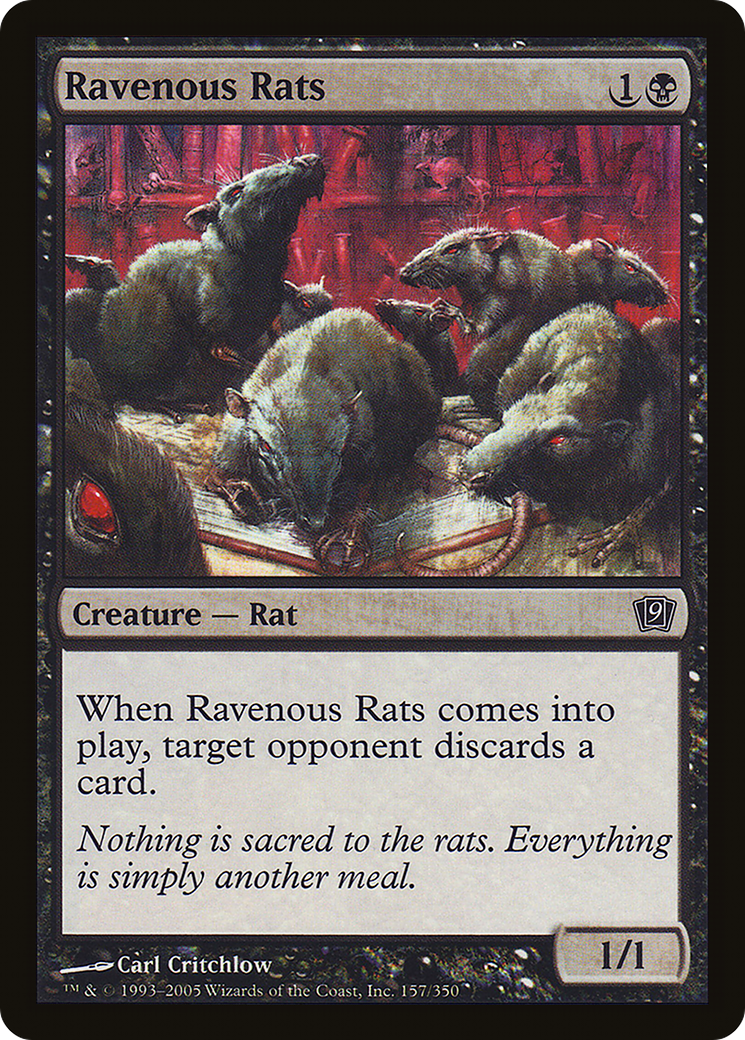 Ravenous Rats (9ED-157★) -  Foil