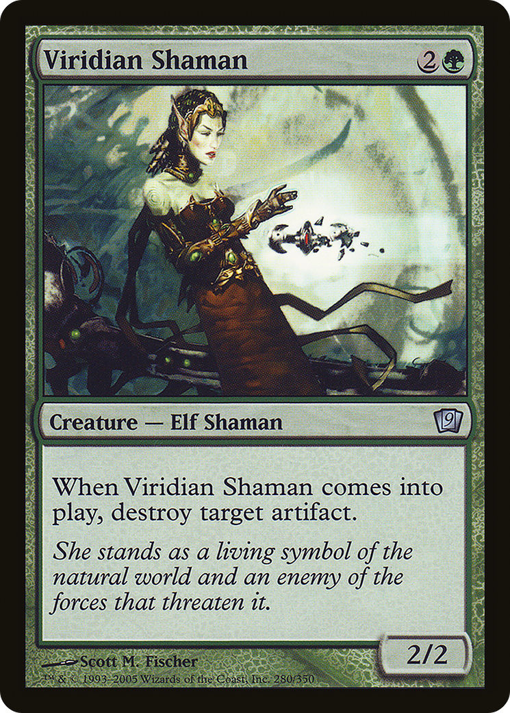 Viridian Shaman (9ED-280★) -  Foil