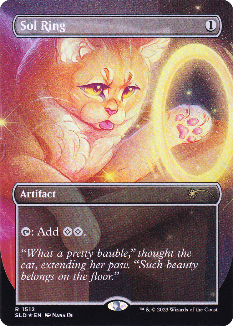 Sol Ring // Sol Ring (SLD-1512) -  (Borderless) Foil