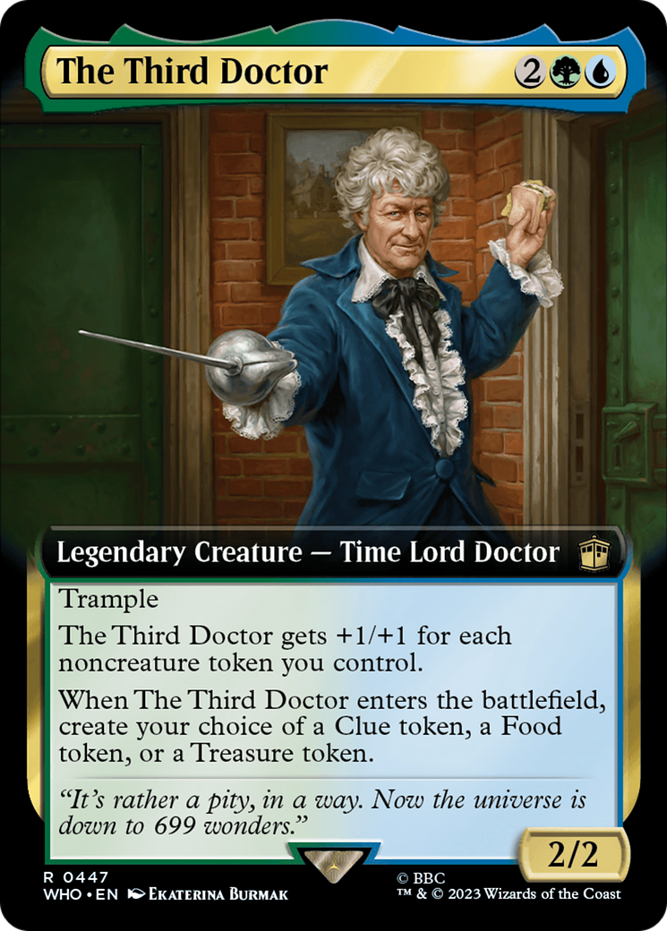 The Third Doctor (WHO-447) - : (Extended Art)