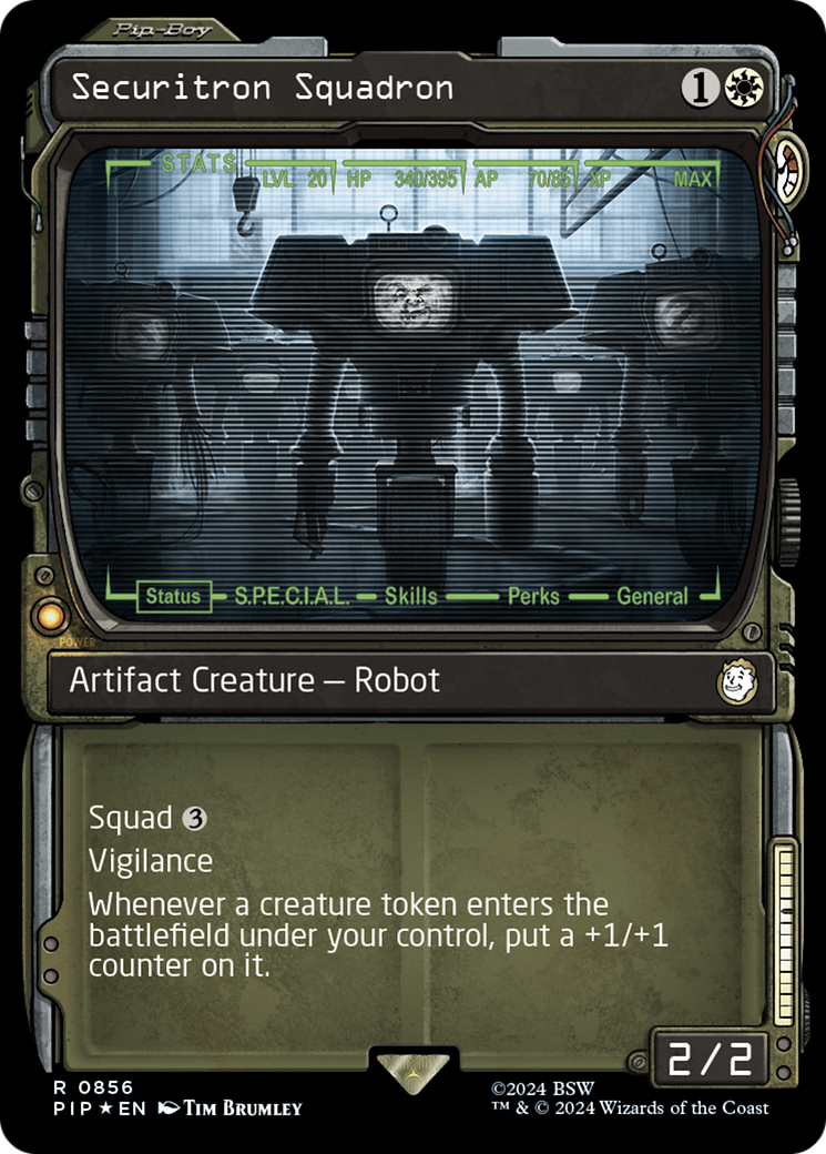 Securitron Squadron (PIP-856) - : (Showcase) Foil