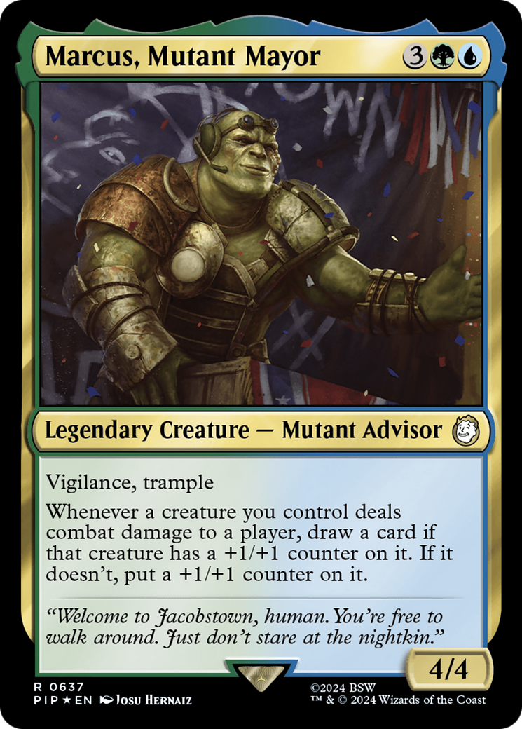 Marcus, Mutant Mayor (PIP-637) -  Foil