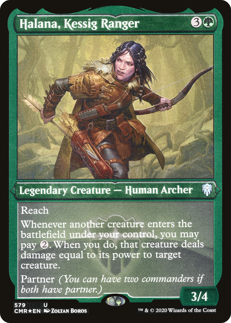 Halana, Kessig Ranger (CMR-579) -  Etched Foil