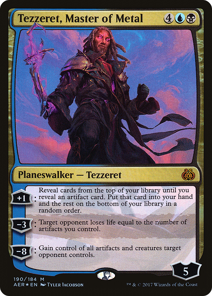 Tezzeret, Master of Metal (AER-190) -  Foil