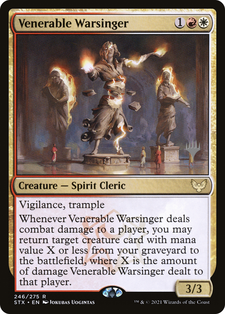 Venerable Warsinger (PPSTX-246P) -  Foil