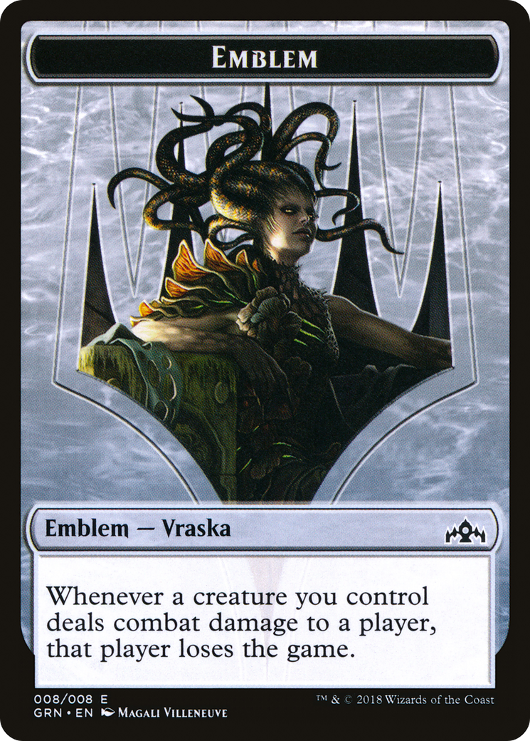 Vraska, Golgari Queen Emblem (GRN-008) -