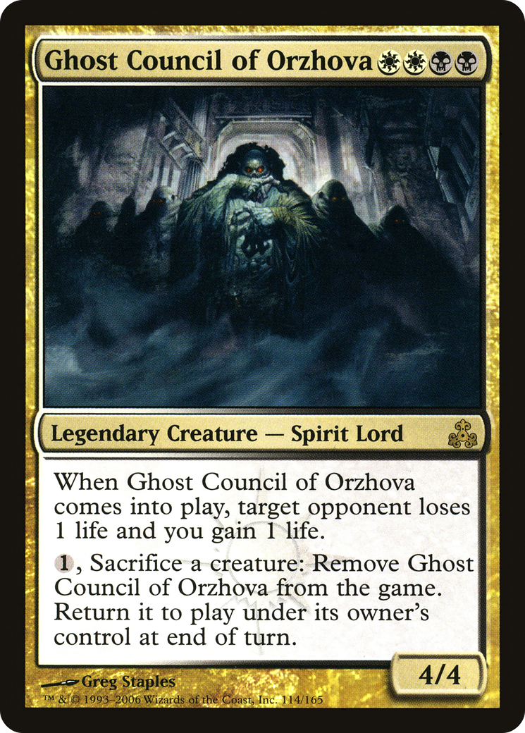 Ghost Council of Orzhova (GPT-114) -