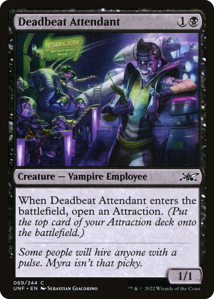 Deadbeat Attendant (UNF-069) -  Foil