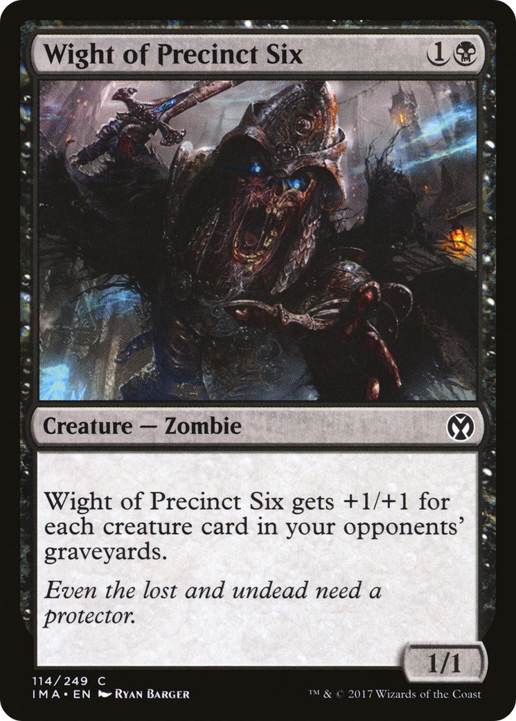 Wight of Precinct Six (IMA-114) -