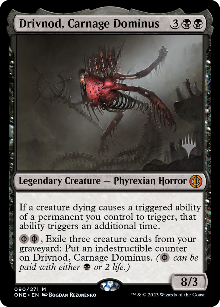 Drivnod, Carnage Dominus (PPONE-90P) -  Foil