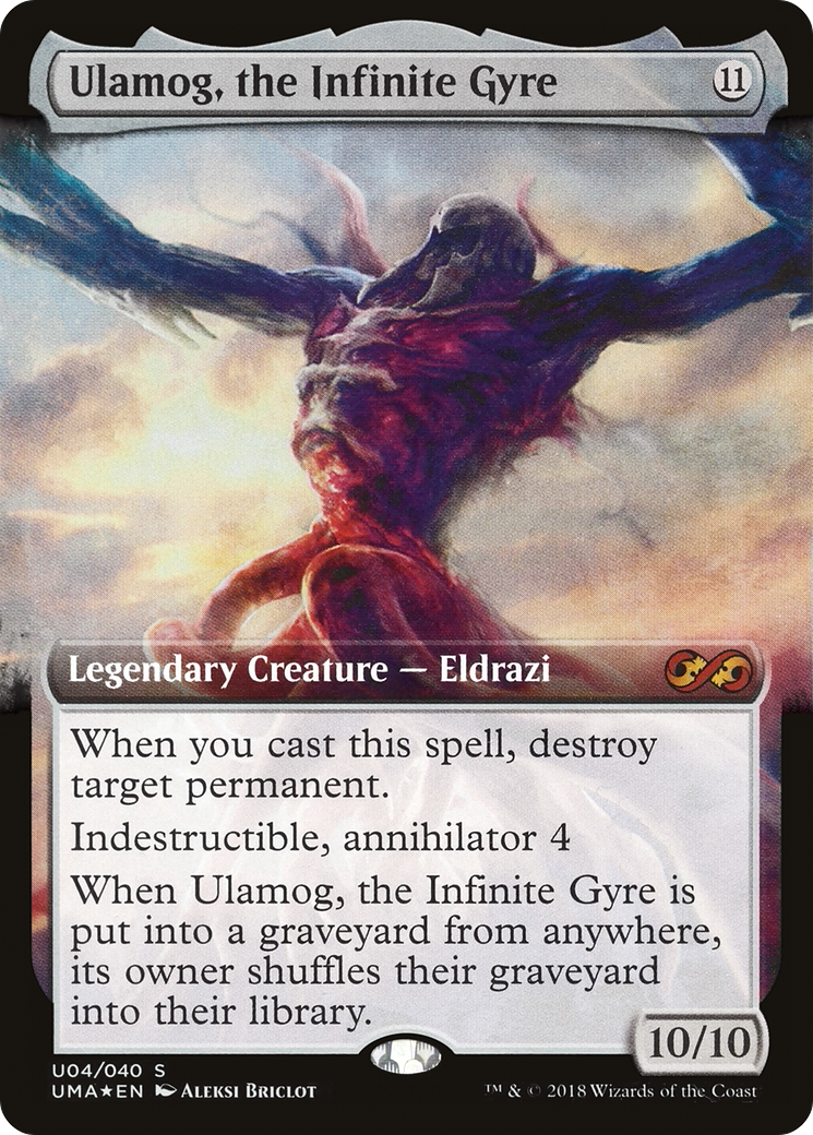 Ulamog, the Infinite Gyre (UMA:BT-0U4) - : (Extended Art) Foil