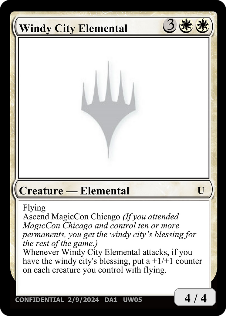 Windy City Elemental (DA1-UW05B) -