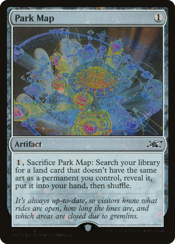 Park Map (UNF-476) -  Foil