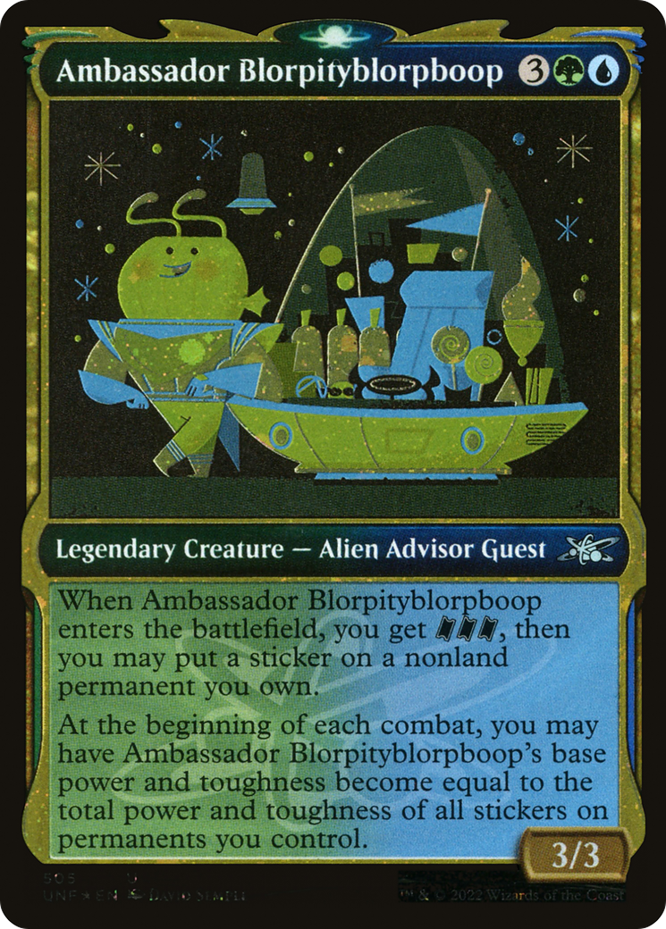 Ambassador Blorpityblorpboop (UNF-505) - : (Showcase) Foil