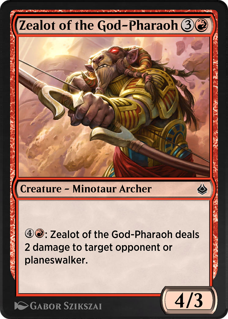 Zealot of the God-Pharaoh (AKR-181) -