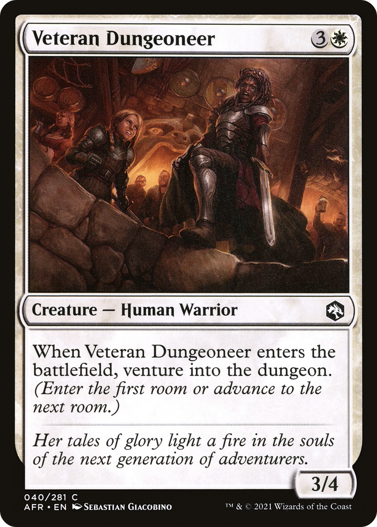 Veteran Dungeoneer (AFR-040) -  Foil