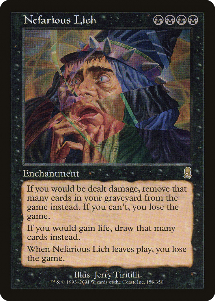 Nefarious Lich (ODY-153) -  Foil