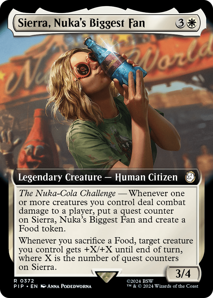 Sierra, Nuka's Biggest Fan (PIP-372) - : (Extended Art) Foil