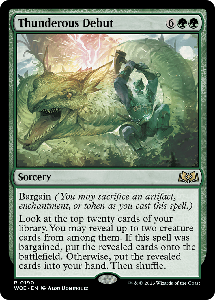 Thunderous Debut (WOE-190) -  Foil