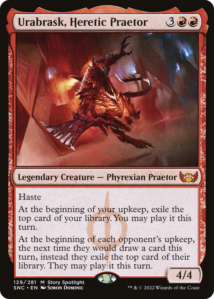 Urabrask, Heretic Praetor (SNC-129) -  Foil