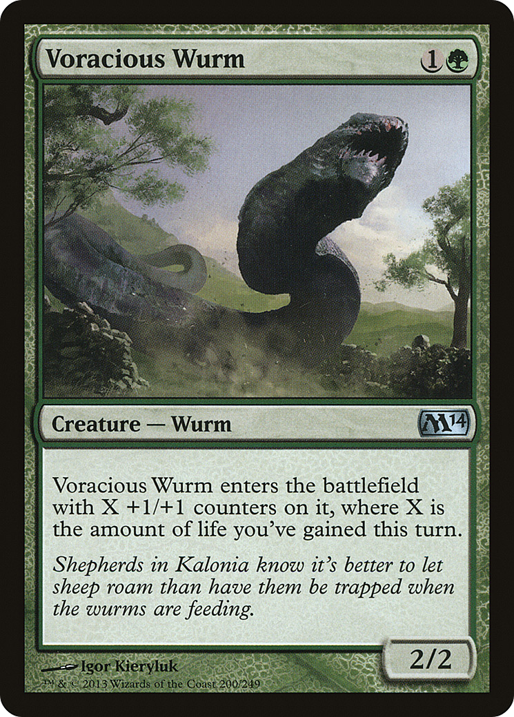 Voracious Wurm (M14-200) -