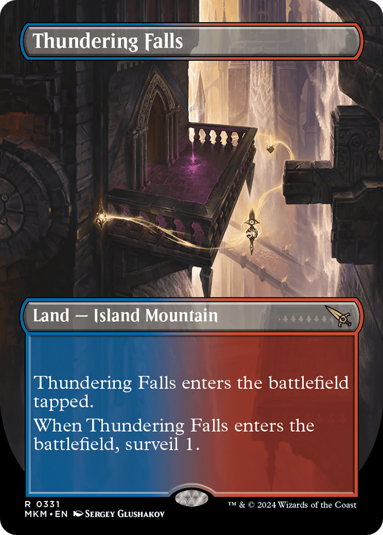 Thundering Falls (MKM-331) -  (Borderless) Foil