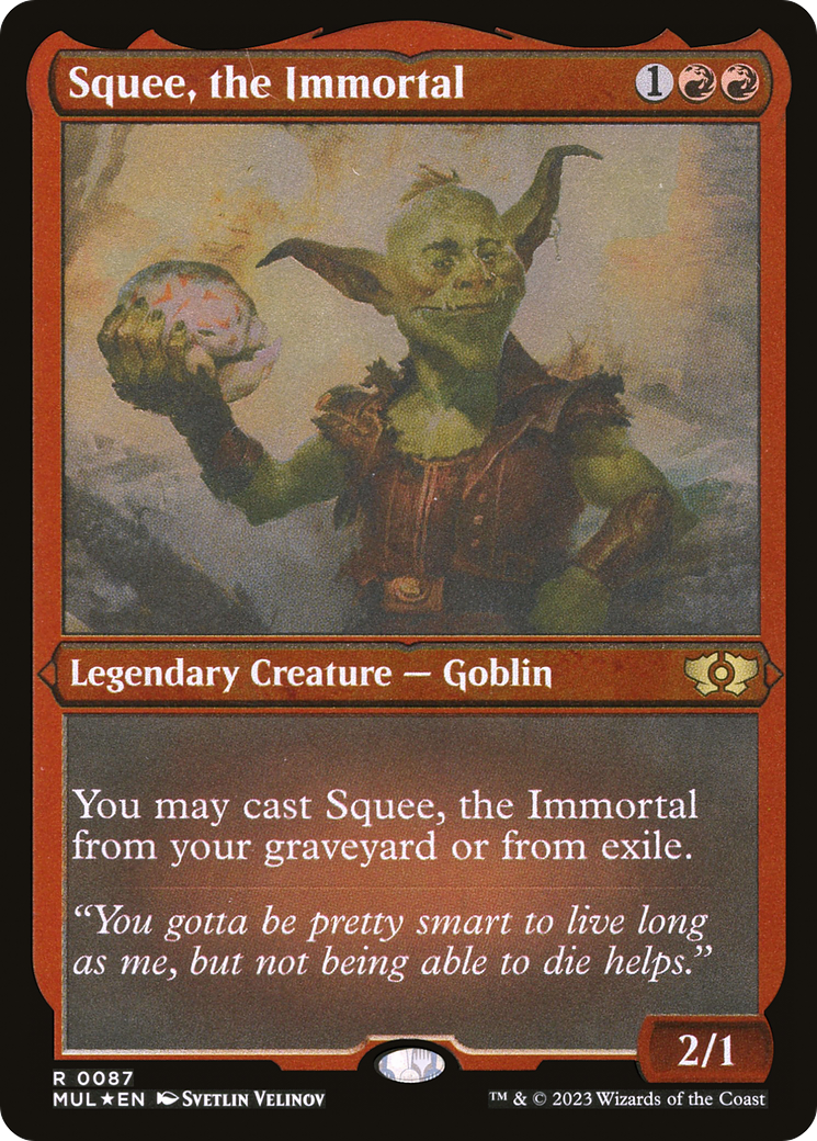 Squee, the Immortal (MUL-087) -  Etched Foil