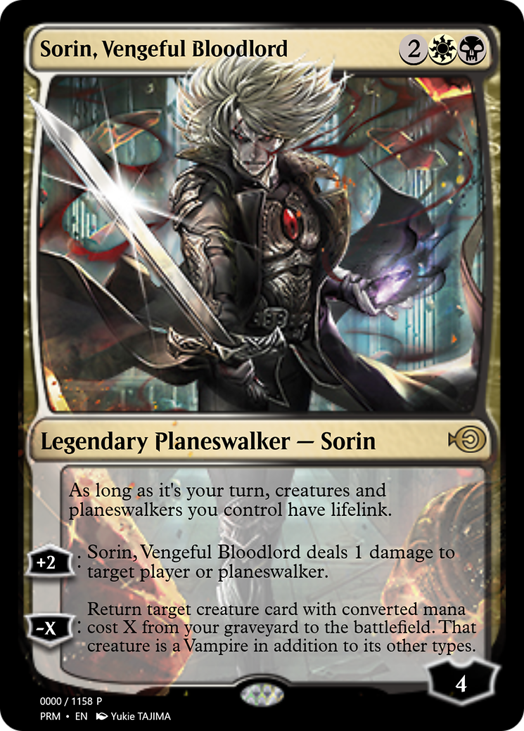 Sorin, Vengeful Bloodlord (PRM-72277) -