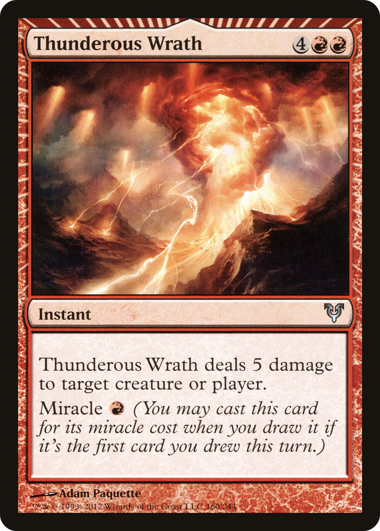 Thunderous Wrath (AVR-160) - : (miracle)